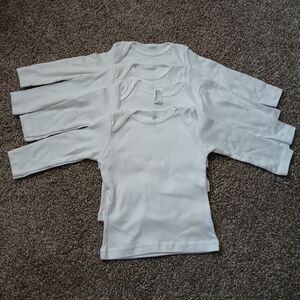 American Apparel Baby Long Sleeve Bundle | Neutral Essentials | 6-12M